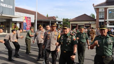 Kapolda Jatim dan Pangdam Brawijaya Cek Langsung Persiapan Pemilu di Pamekasan
