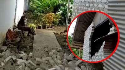 Innalilahi, Rumah Warga di Pamekasan Rusak Terdampak Gempa