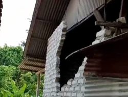 Usai Rumahnya Ambruk Terdampak Gempa, BPBD Pamekasan Beri Bantuan Material Semen