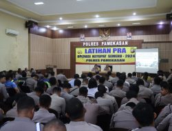 Jelang Mudik Lebaran, Polres Pamekasan Gelar Pelatihan Pra Operasi Ketupat Semeru 2024