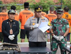 Polres Pamekasan Musnahkan Ribuan Miras dan Knalpot Brong