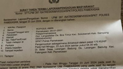 Dikeroyok Sekelompok Orang, Kader PMII Pamekasan Lapor Polisi