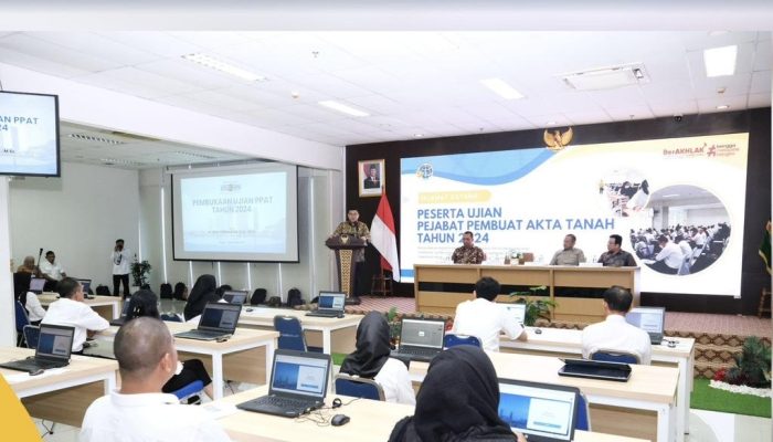 Buka Ujian PPAT 2024, Wamen Ossy Harapkan PPAT Turut Dukung Layanan Pertanahan yang Adil, Merata, dan Berkesinambungan