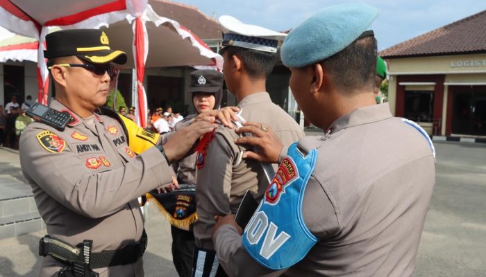 Polres Pamekasan Gelar Apel Gelar Pasukan Ops Lilin Semeru 2024