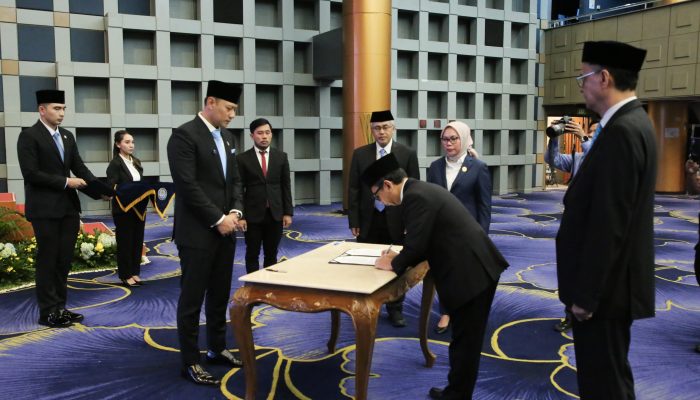 Lantik Pejabat Baru, Menko AHY Tegaskan Pentingnya Integritas dan Kolaborasi