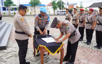Sembilan Pejabat Utama Polres Pamekasan Dilakukan Rotasi, Berikut Daftarnya