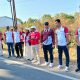 Didampingi Istrinya, Wabup Pamekasan Lepas Lomba Gerak Jalan Tingkat Kecamatan